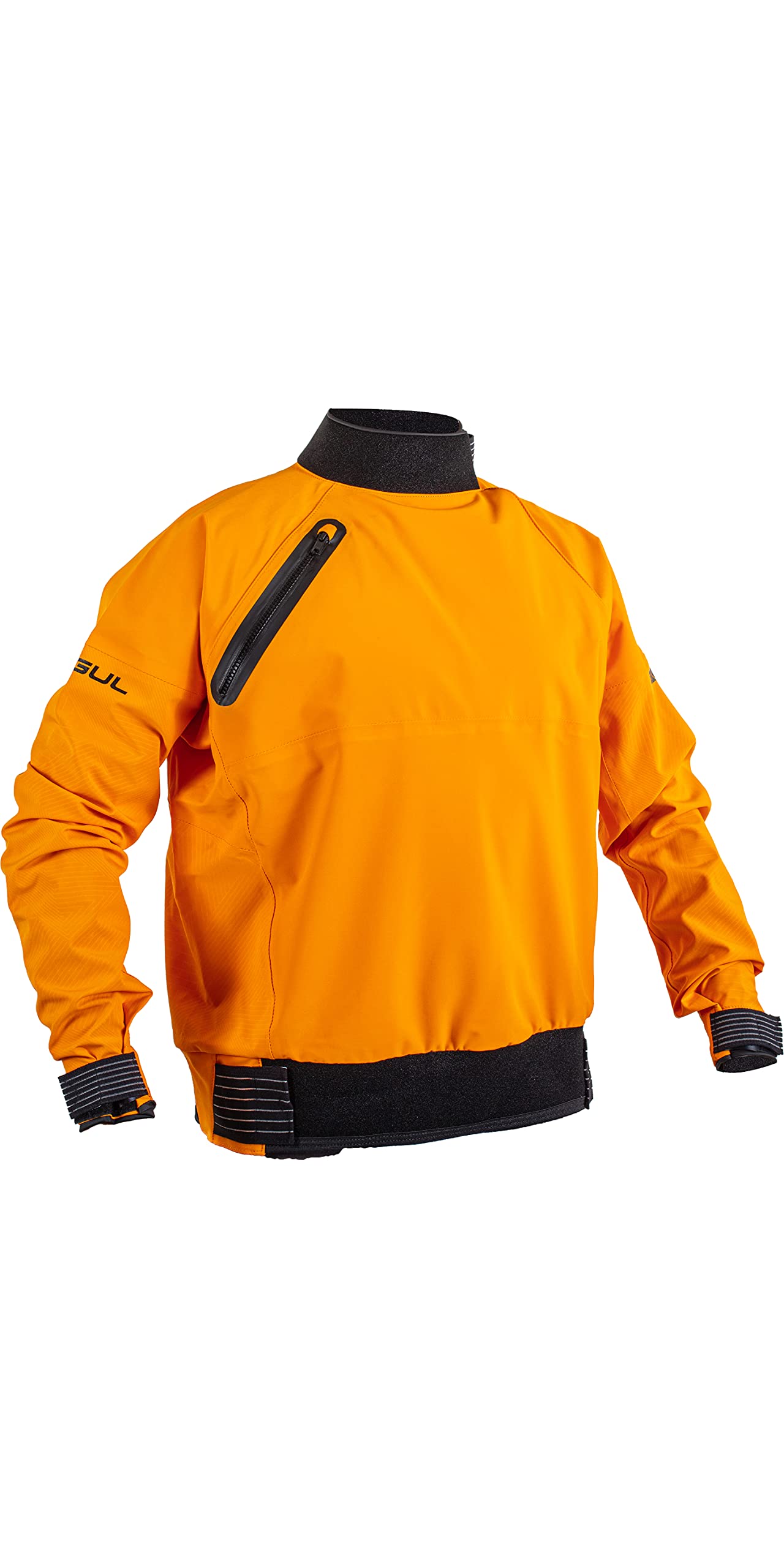 Gul Junior Gamma Taped Spraytop Orange Geo - Waterproof Sprayproof - Unisex - Fabrics: GCX 2