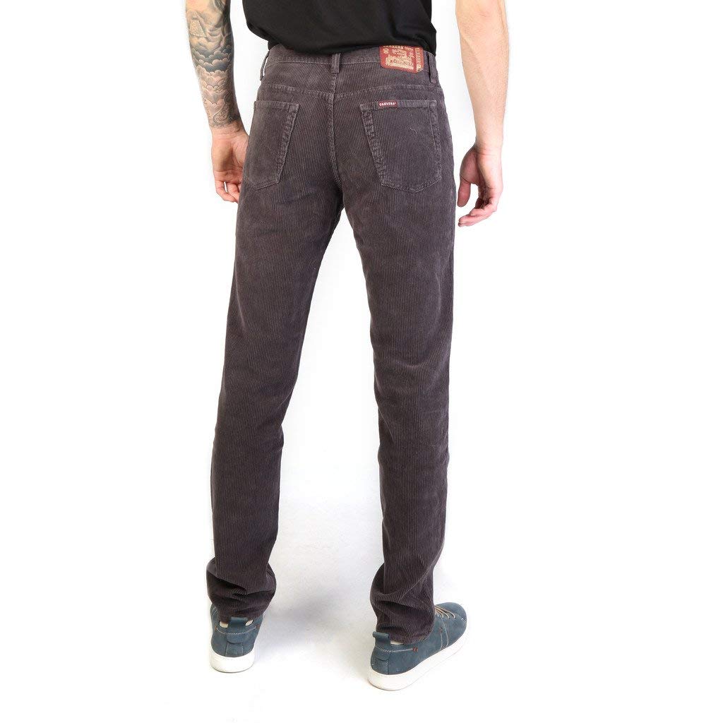 Pantalone in Cotone, Grigio Scuro (52)
