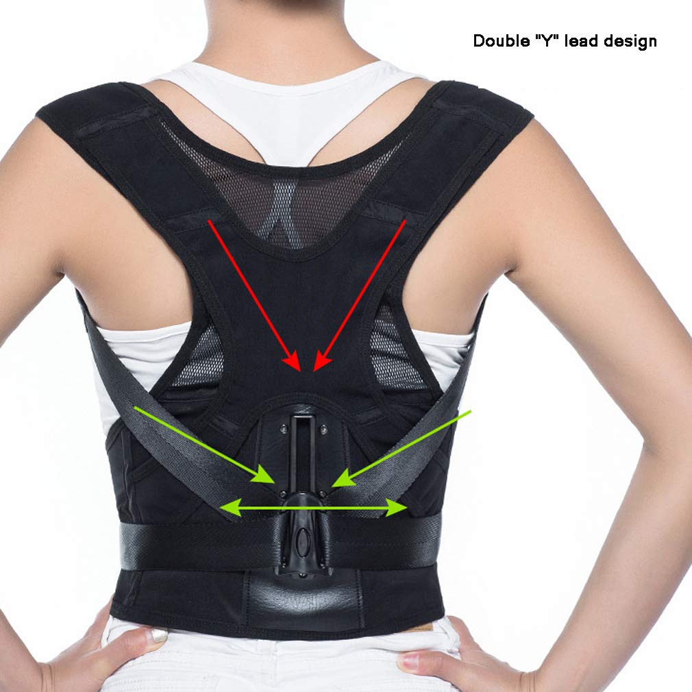 Bene Fascia Posturale Spalle e Schiena, Regolabile Fornisce Sollievo dal Dolore Correttore Postura Schiena Uomo Donna, Correttore Posturale, Spalle Dritte Unisex, L