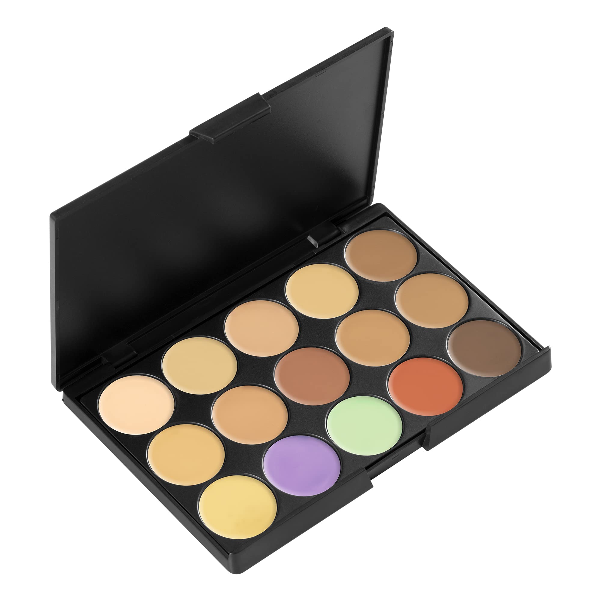 SWISS BEAUTY Hd Professional Light Weight Multi-Purpose Matte Concealer Color Corrector Palette | Full Coverage, Shade-01,18 Gm | - Cream