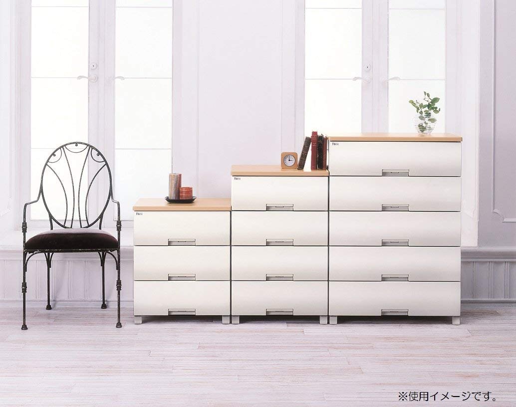 Amazon｜【セット買い】天馬 リビングチェスト 4段 (幅55×奥行41×高さ