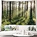ORTIGIA Wandteppich Wald Sonnenlicht Baum Wandbehang Natur Landschaft Ästhetisch Wandtuch Sunshine Forest Tree Tapestry Dekoration für Schlafzimmer Wohnzimmer Kinderzimmer 150x200cm