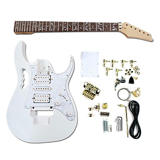 Guitare en Kit Pret a Peindre – Type MJ - Les Beatles, Paul McCartney, John Lennon, RIngo Starr, George Harrison