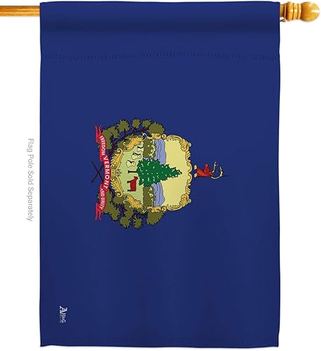 Americana Home & Garden Vermont - Bandera de casa regional de los Estados Unidos, territorios estadounidenses, República, país particular,