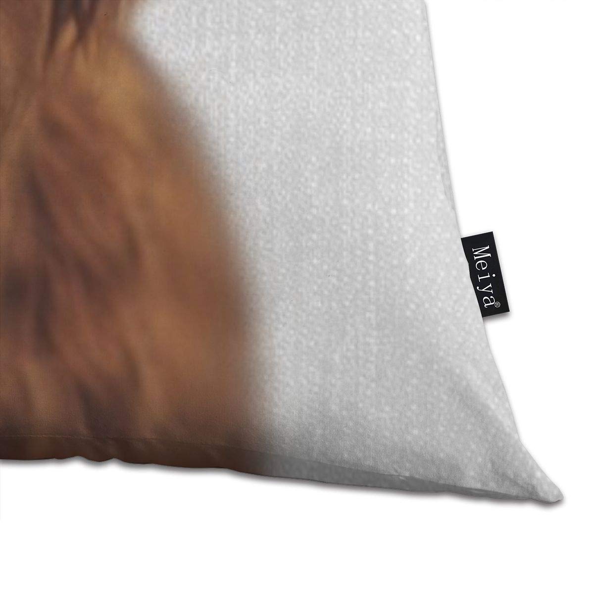 Vintage Cow Feed Sack Pillow Cover - 18x18 Inch Cotton Linen Decorative Throw Pillow