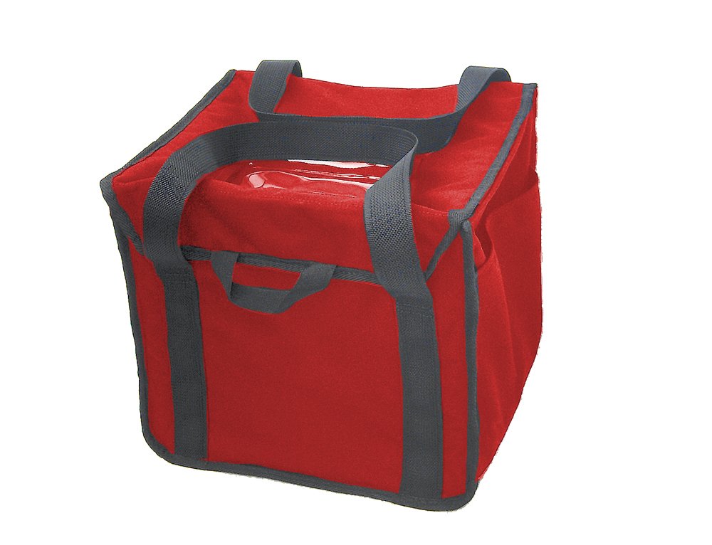 RediHEAT Heated Food Delivery System, Mini-Cube Bag, Red
