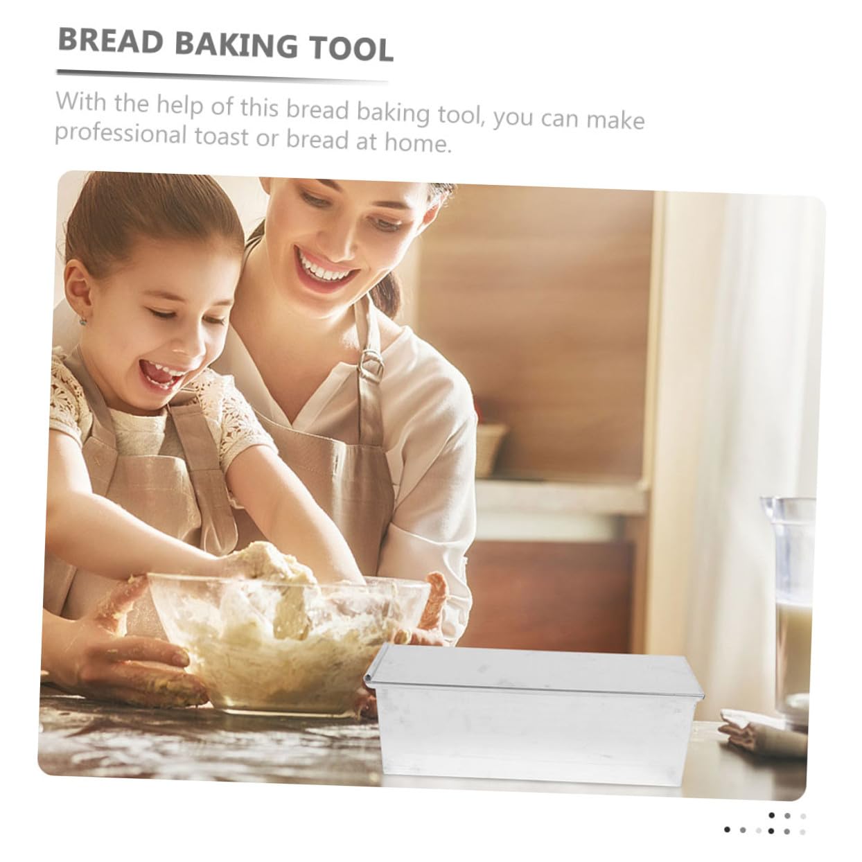 Aluminiumlegierung Brotbackform mit Deckel Antihaft Toastkasten für Hausgemachtes Brot Backform Kastenform Toastbrot Geeignet für Haushalt und Profi bäckerei