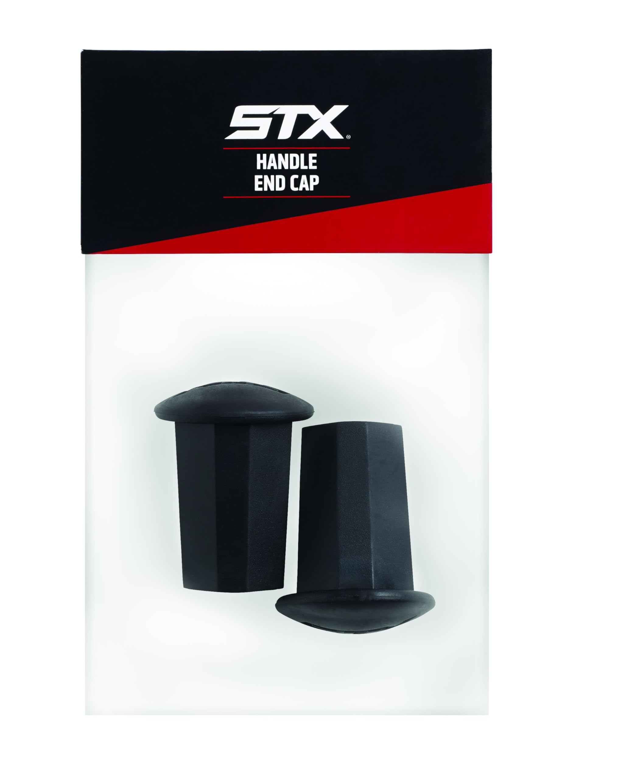Lacrosse 1" End Cap 2 Pack End Cap Pack, Black