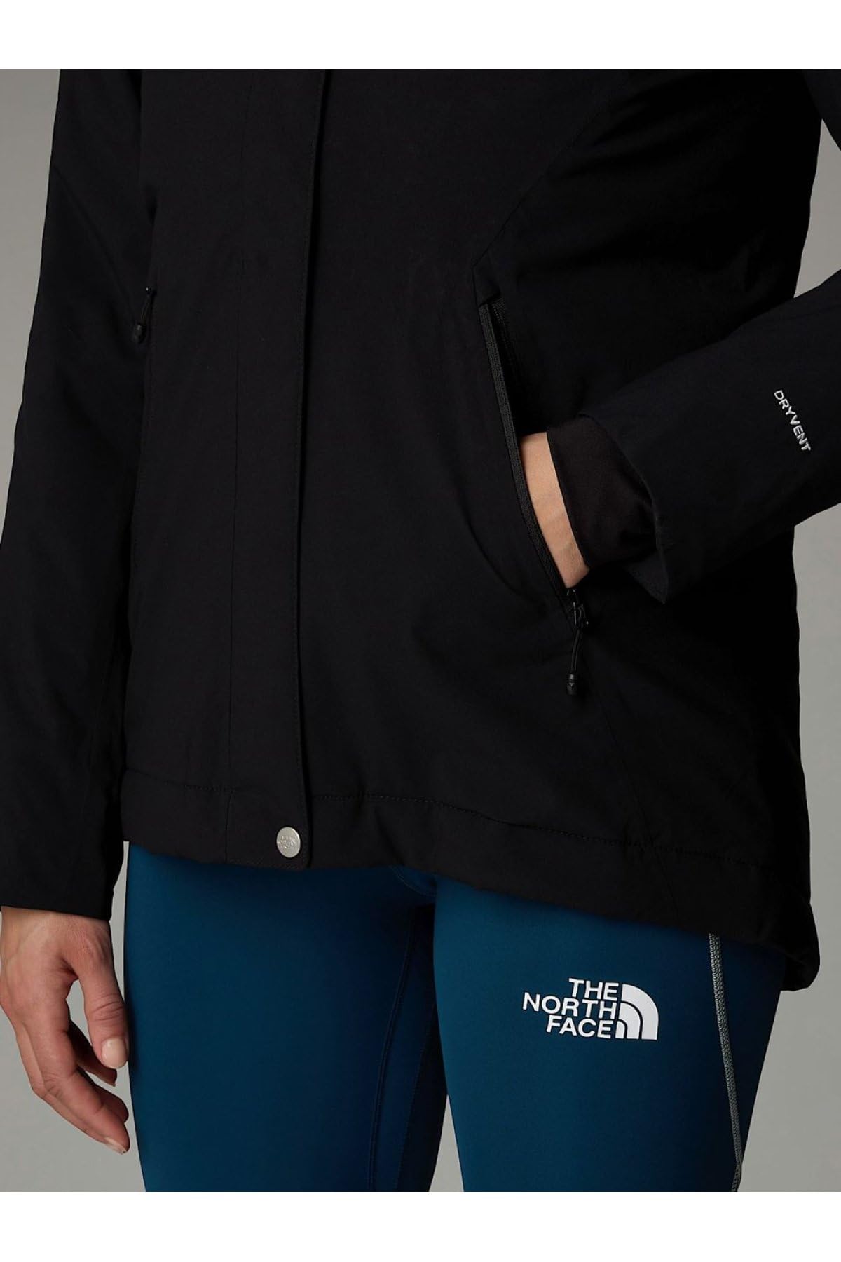 The North Face - Chaqueta Aislante Inlux para Mujer- Impermeable, Transpirable - TNF Black