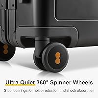 Amazon.com | LEVEL8 Gibraltar Aluminum Zipperless Luggage 20 Inch