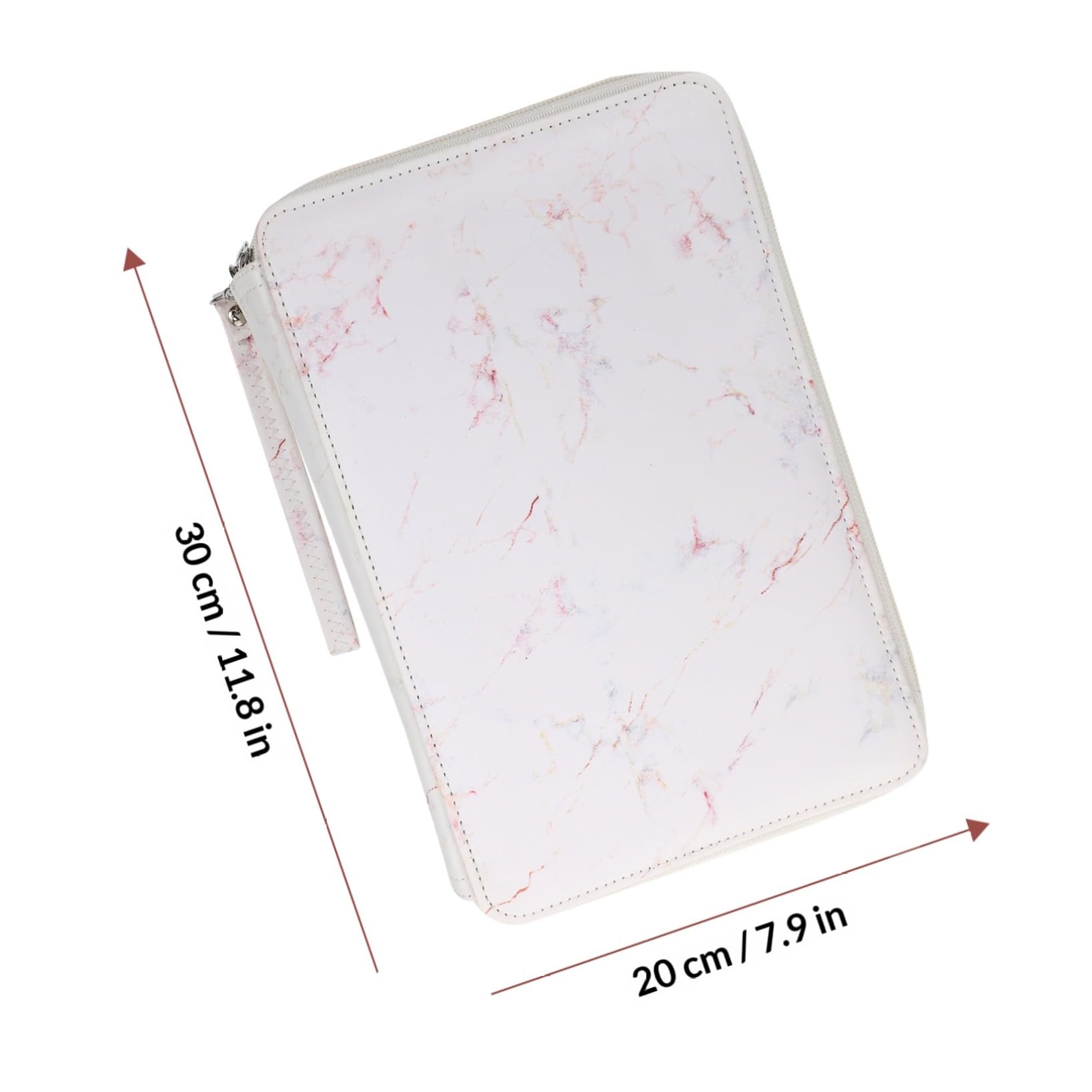 EXCEART Estuche para Lápices de Gran Capacidad 216 Agujeros PU Rojo