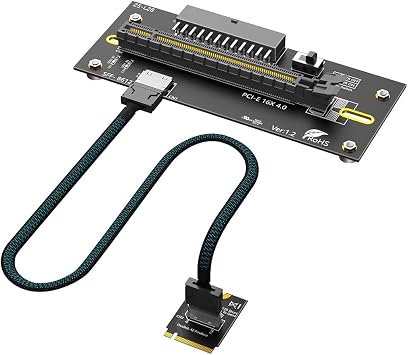 Sintech M.2 M-Key 2230 to PCI-e 4.0 X16 Oculink Extension Cable
