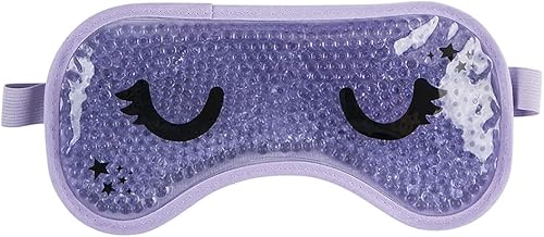 Miniatura 2 de Paquete de 3 mascarillas reutilizables con cuentas de gel, máscara para dormir con calor o frío para mujeres y hombres