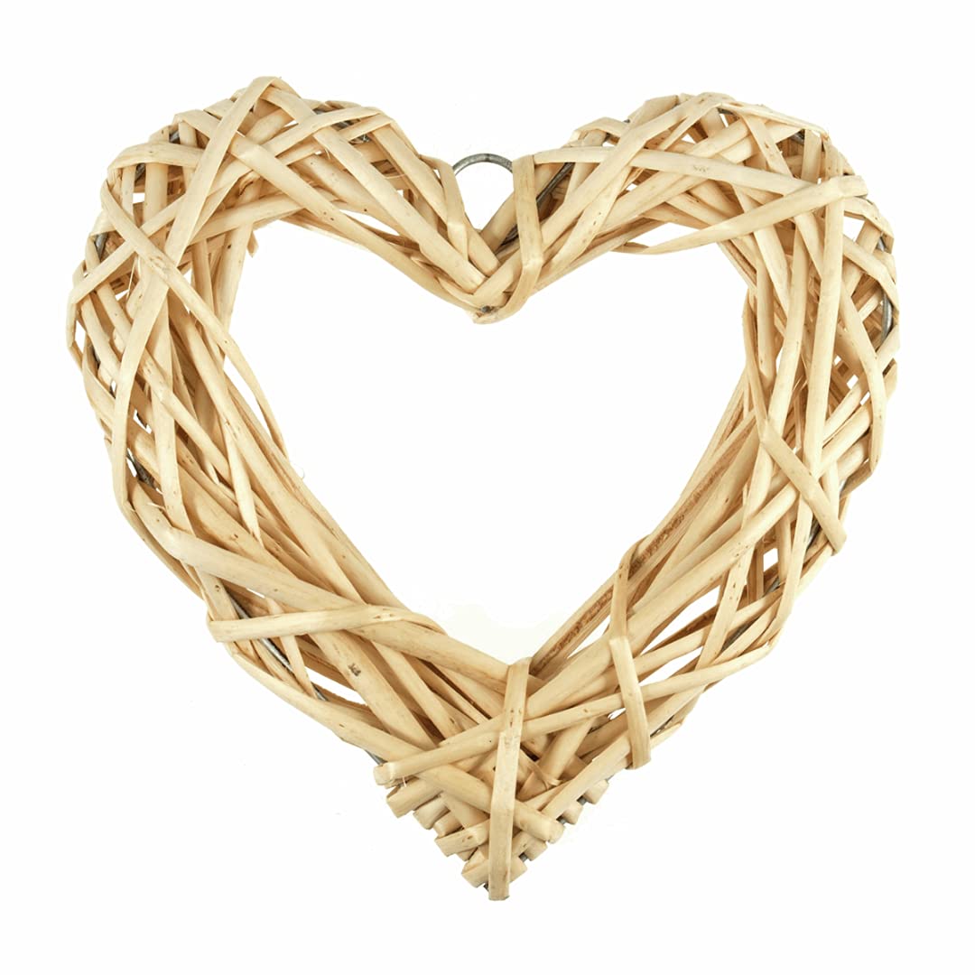 Groves Willow Heart Wreath Base - 20 Cm