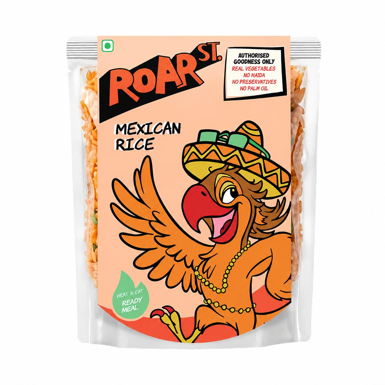 Roar St. Mexican Rice | Ready to Eat Kids Meal | Healthy Rice with Real Vegetables | No Preservatives, No Palm Oil, No Artificial Flavours, No MSG | 100% Veg | Just Heat & Eat-image-30