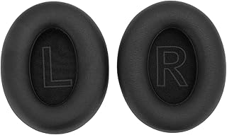 Headphone Earpads Replacement Protein Leather Headset Ear Cushions for Anker Sound core Life Q20 Q20 BT (Vvikizyih2co0nqex-11) soundcore Electrónica soundcore Earpads