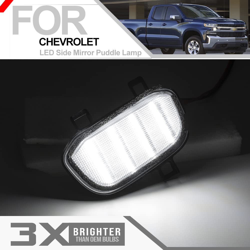 Amazon.com: Side Mirror Puddle Lights LED Lamp Compatible