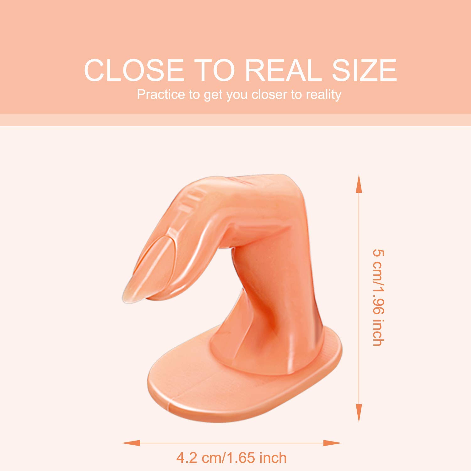 Store2508 Nail Art Training Practice Fingers Pack of 20