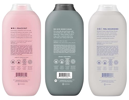 Miniatura 2 de Method Variedad de muestras de gel de baño (Pura paz, mar y surf, y simplemente nutrir) (Pura paz + mar y surf + simplemente nutrir)