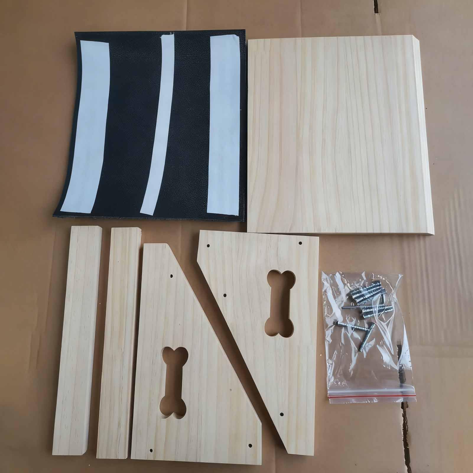 Rampa para Perros para Cama: Soporte De Protección De Articulaciones De 30 Cm, Estética De Muebles De Madera Antideslizante, Marco Portátil E Inclinación Segura De 26 Grados, Construcción De M
