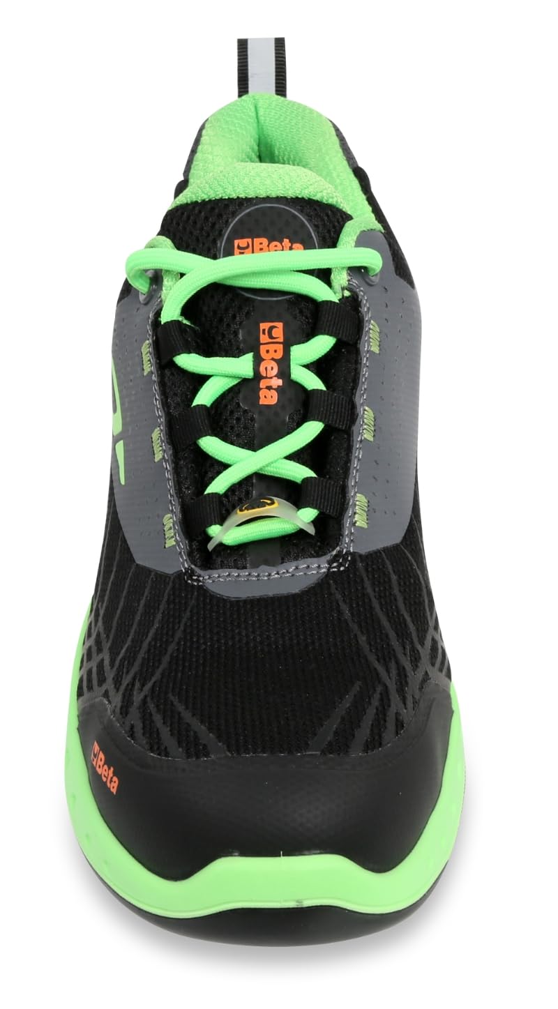 BETA 7272V, Zapatos de Seguridad FitEVOLUTION en Tejido Entrelazado Resistente de Alta Transpiración, Zapatos de Trabajo Antiperforación con Soporte de Estabilidad en el Talón, Talla EU 43, 550g