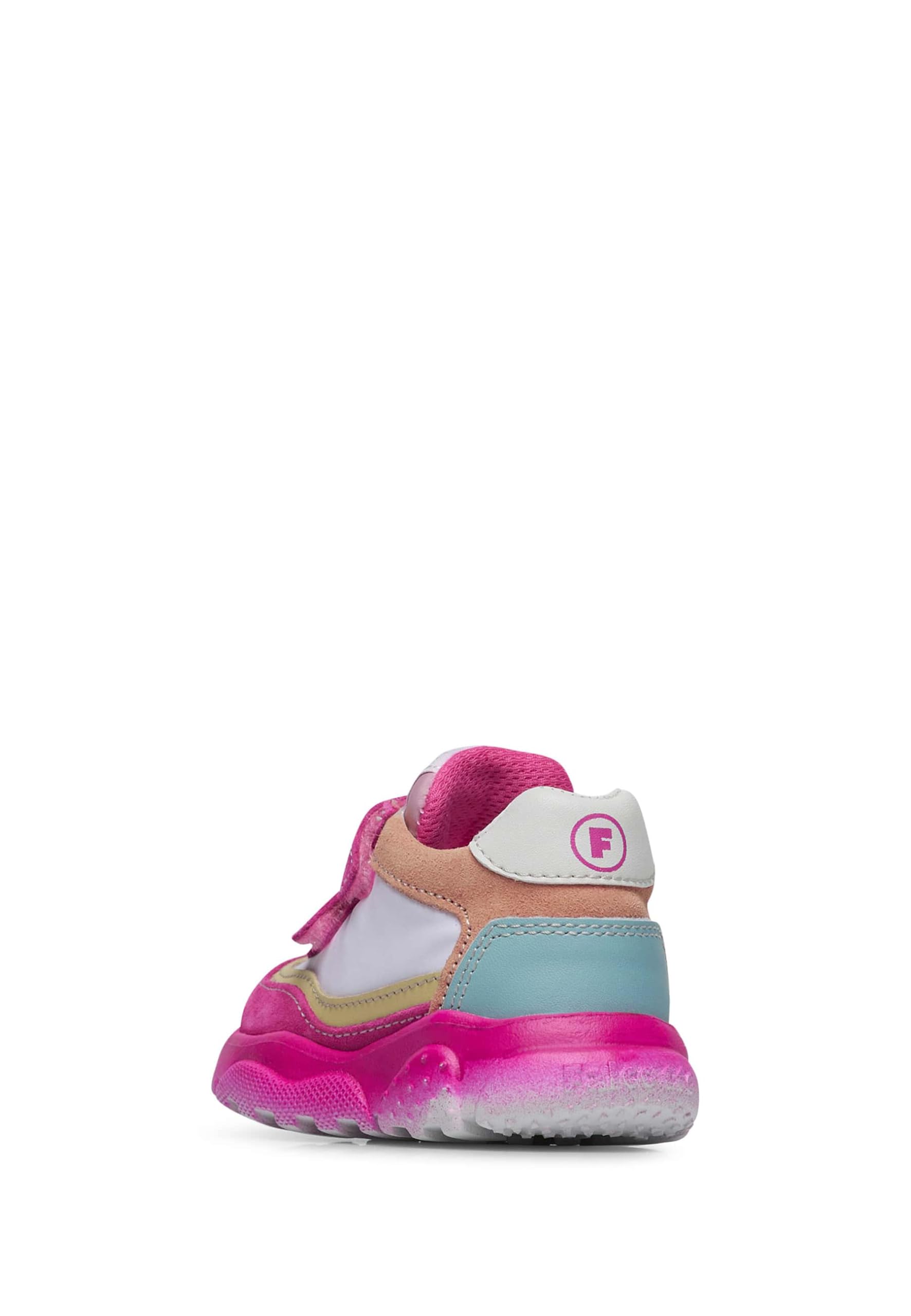 Falcotto Sneakers in Suede e Tessuto Tecnico, Fuchsia-Bianco 28