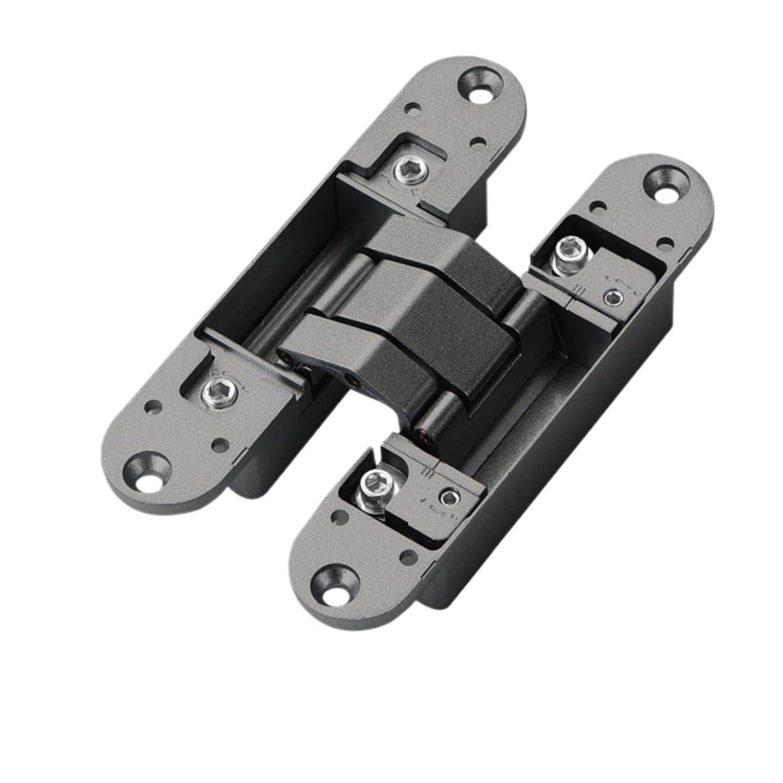 Concealed Hinges Hidden Door Dedicated Hinge Three-Dimensional Adjustable Concealed Cross for Furniture(140x 30 Gray)