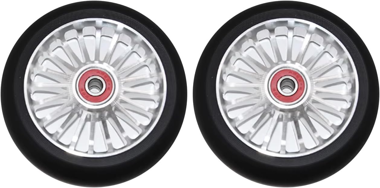 Roller Skate Wheels Outdoor/Indoor 2/4 Pack 110MM 88A Inline Roller Skate Wheels with Bearings ABEC-9 Skating Wheels Replacement Wheels for Scooters