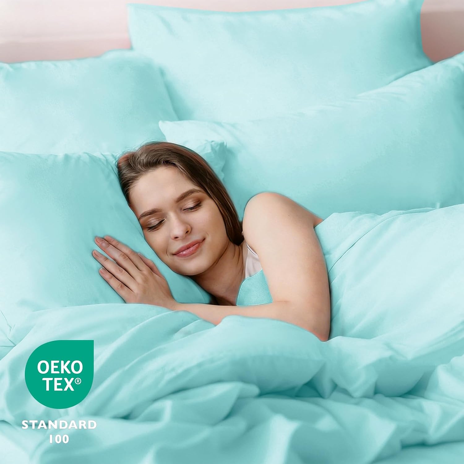 Queen Size 6 Piece Sheet Set - Oeko-Tex Bed Sheet Set image 3