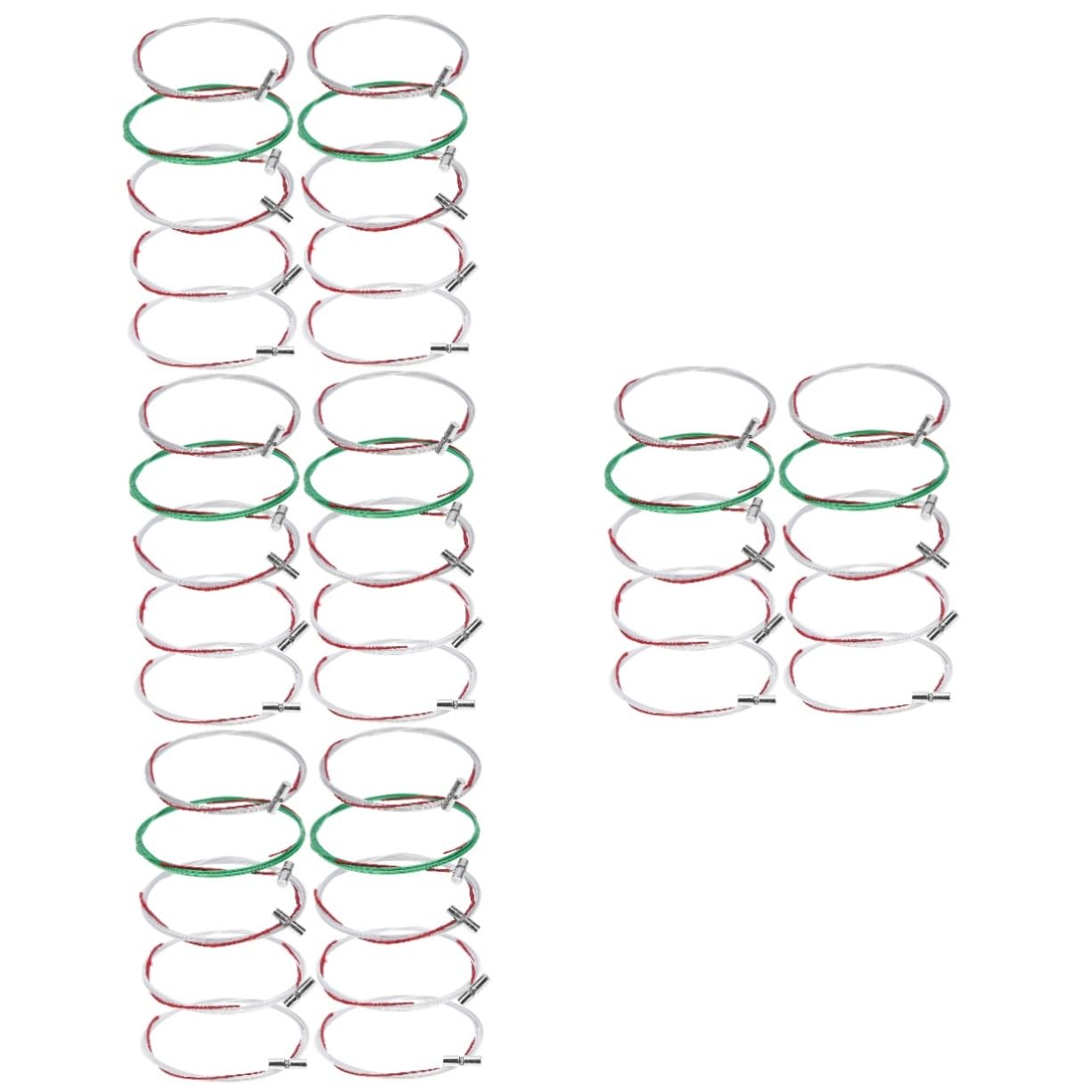 Toyvian40 Pcs Guzheng Strings Guitar Kit Practical Guzheng Stringed Instrument Accessories Stringed Instrument Part Pro Tools Zither Parts Multi-use Multipurpose Metal Musical Instrument