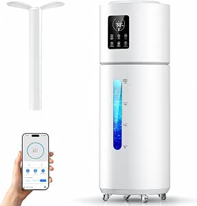 17L Large Room Smart Humidifier with App & Remote, Cool Mist, Aroma Diffuser, Night Light, 1600 sq.ft