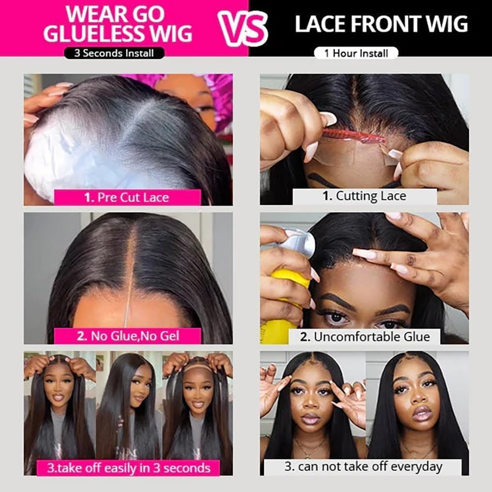 pelucas mujer pelo natural humano, Cabello virgen brasileño con una densidad del 150%, 20 inch glueless wig human hair Ahorra tiempo, ideal para principiantes.
