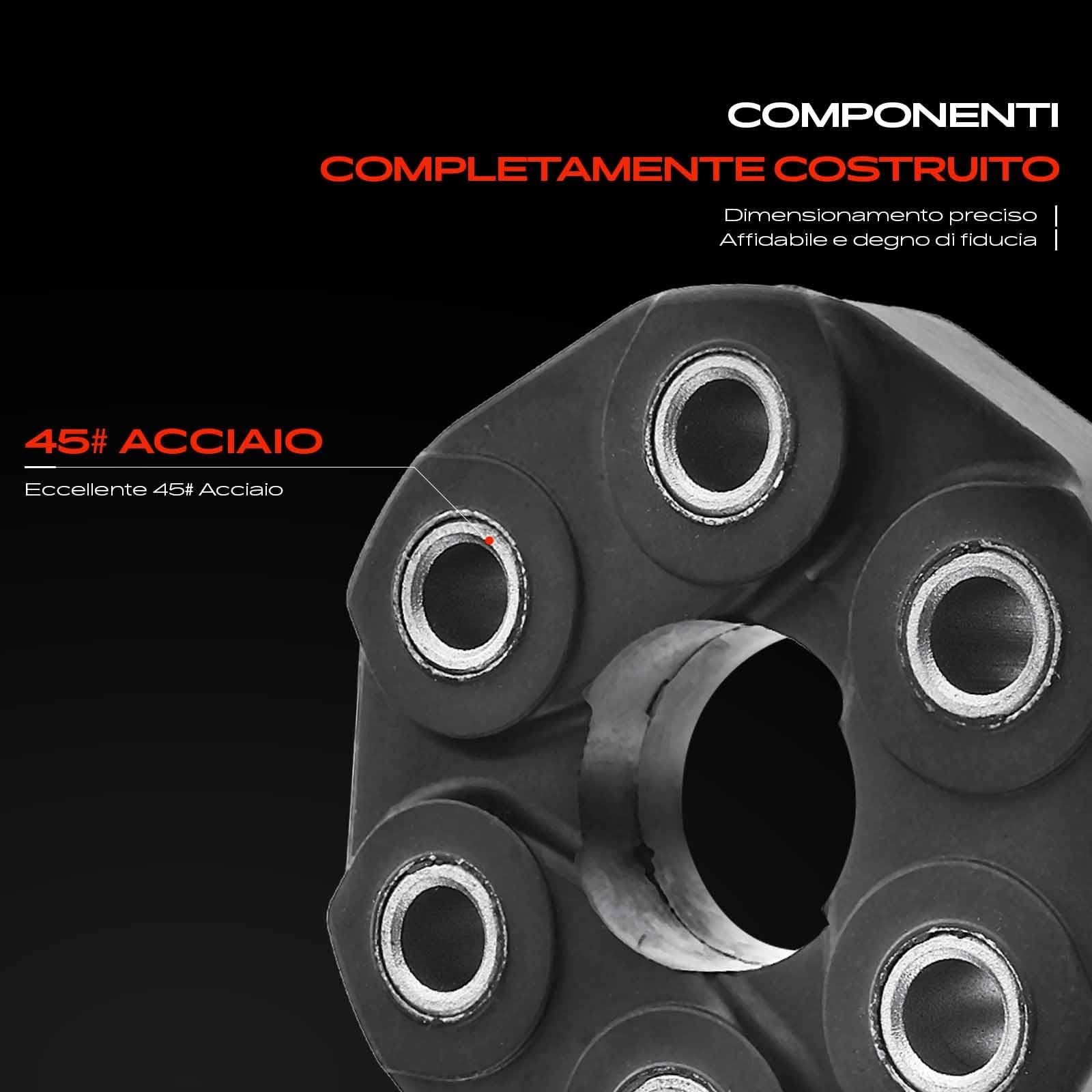 Frankberg Giunto Albero di Trasmissione Compatibile con Serie 3 Compact E46 Serie 3 E46 Serie 3 Cabriolet E46 Z3 R.o.a.d.s.t.e.r E36 Serie 5 E39 Replace# 26111227410