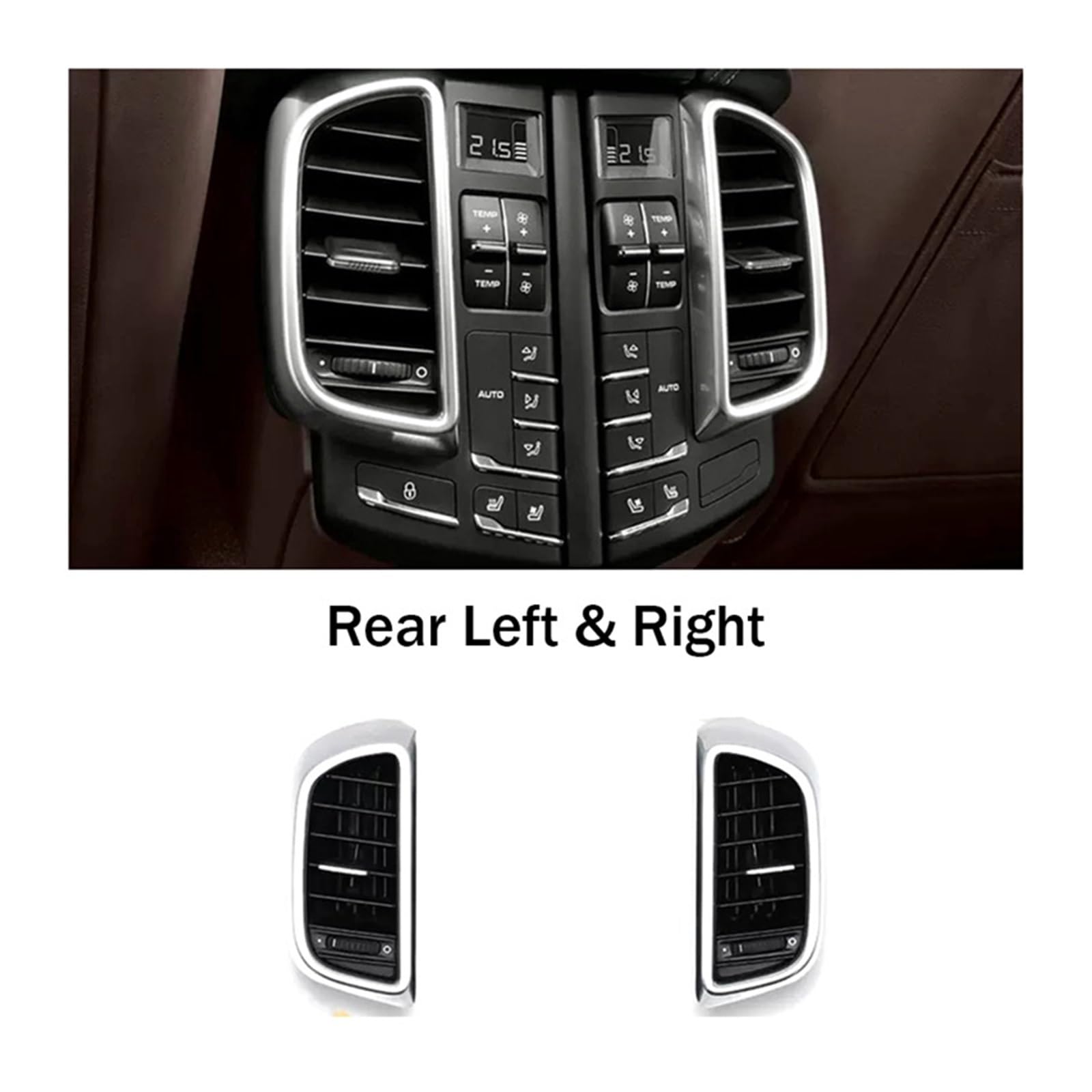Bocchetta di uscita dell'aria condizionata for auto Compatibile Per Porsche Cayenne 2011-2016