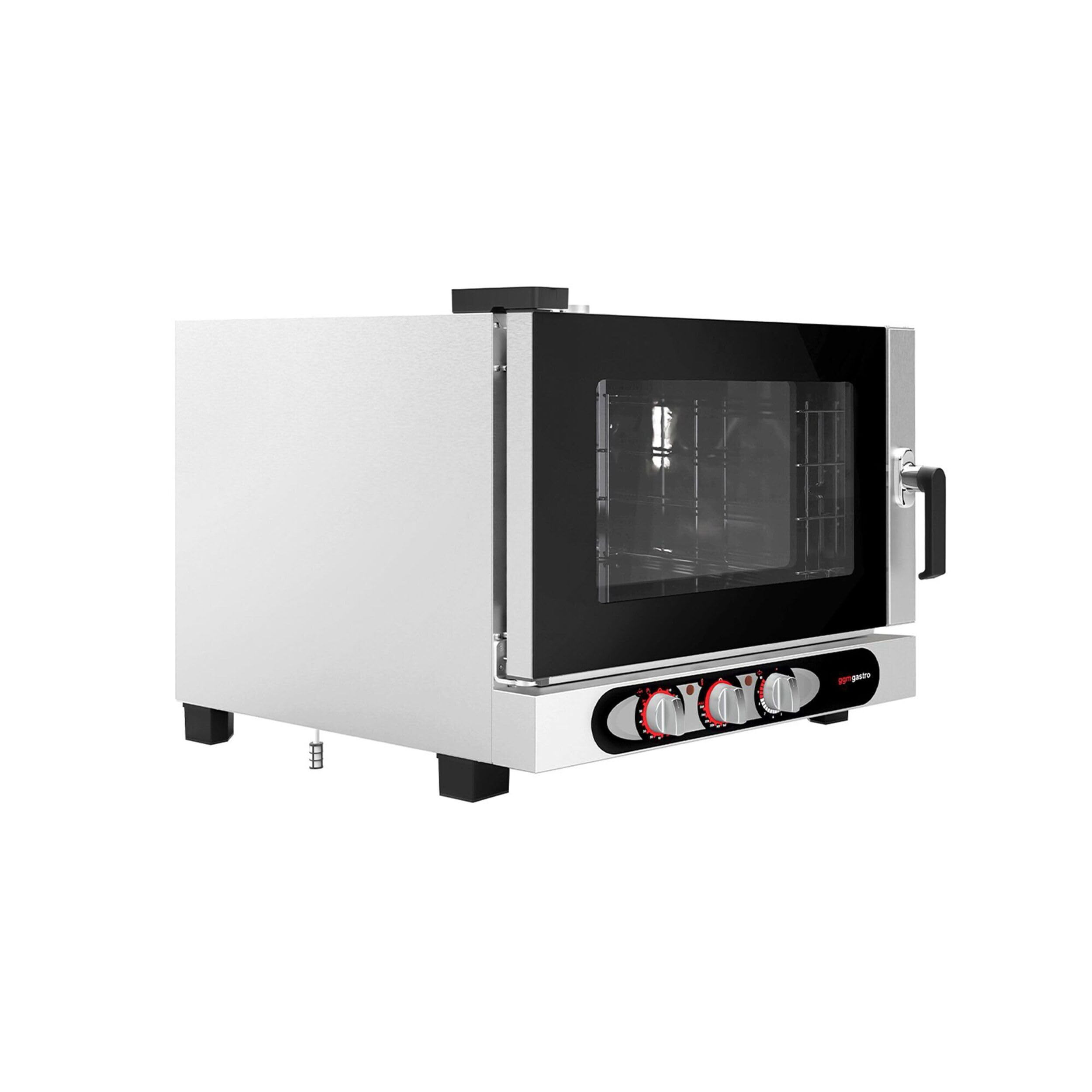 GGM Gastro Kombidämpfer manuell 4x GN 1/1 oder 4x EN 600x400 | Ideal für gewerbliche Küchen, robuste Edelstahlkonstruktion, intuitive manuelle Steuerung, einfache Reinigung, langlebig