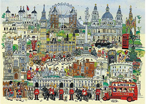 1000 Pieces Wooden Puzzles for Adults and Kids,Entertainment Toy Classic Unique Home Decorations and Gifts 7550CM Freehand London