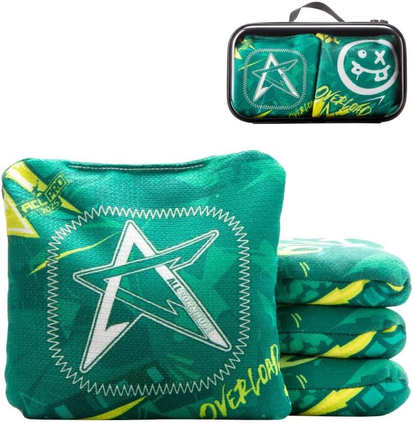 Overload 2025 - ACL PRO Cornhole Bags - 1x4 Cornhole Bags - American Cornhole League - Officially Certified
