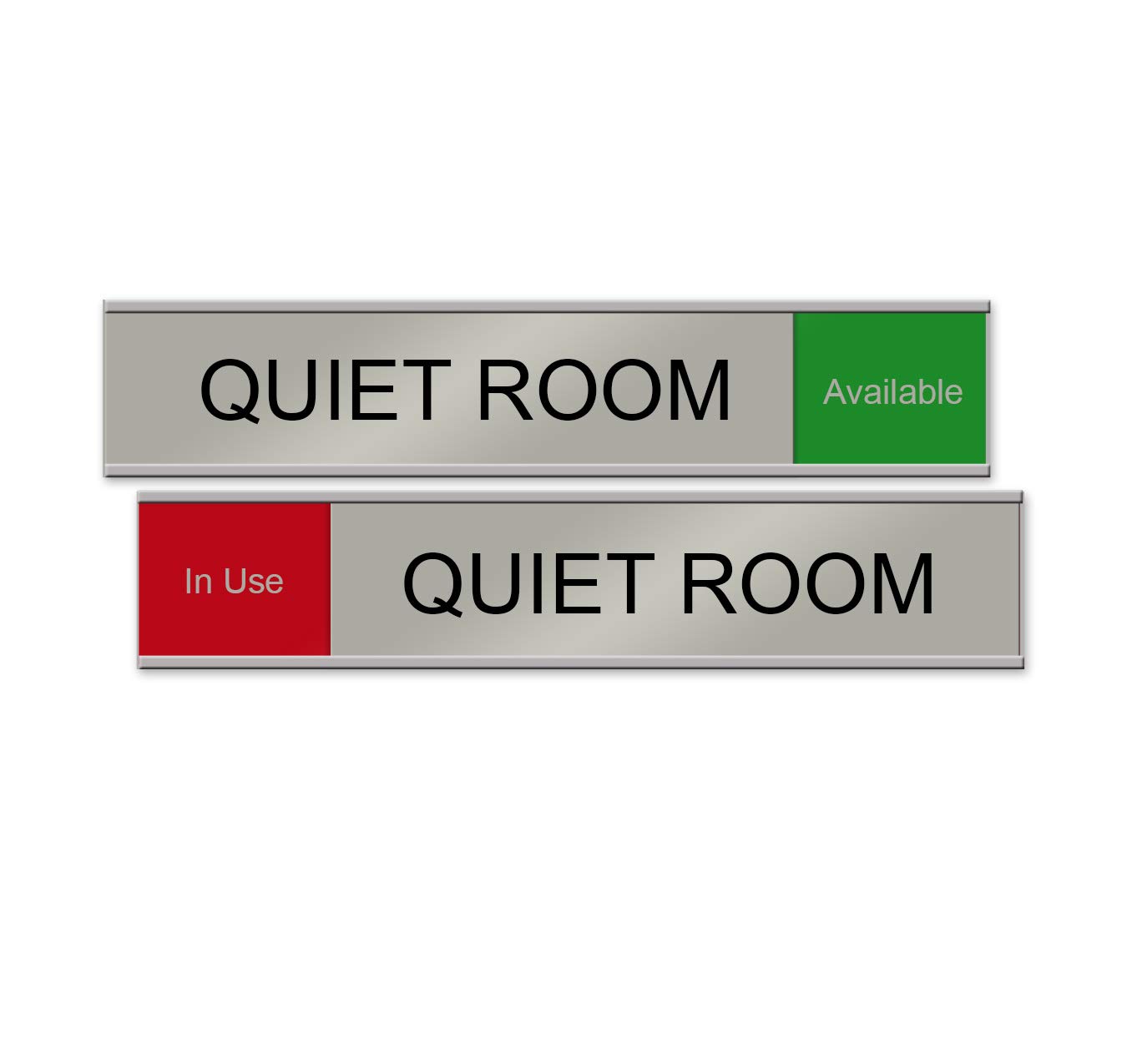 Cartel deslizante "Quiet Room"