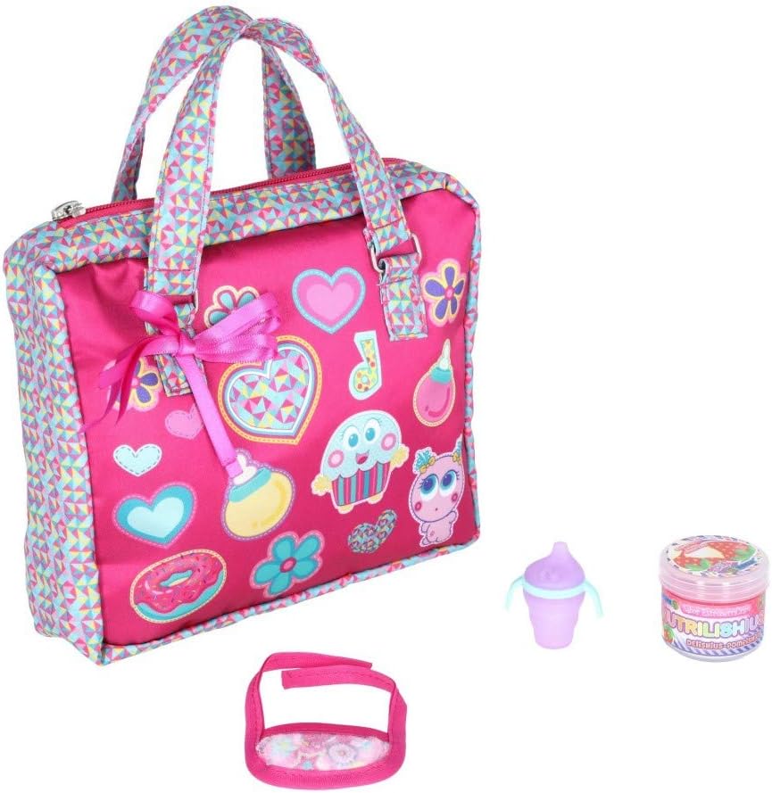 Neonate Nerlie Pink Diaper Bag Set with Baby Powder, Baby Cream, and Wipes - Mexico KSI-Merito Exclusive