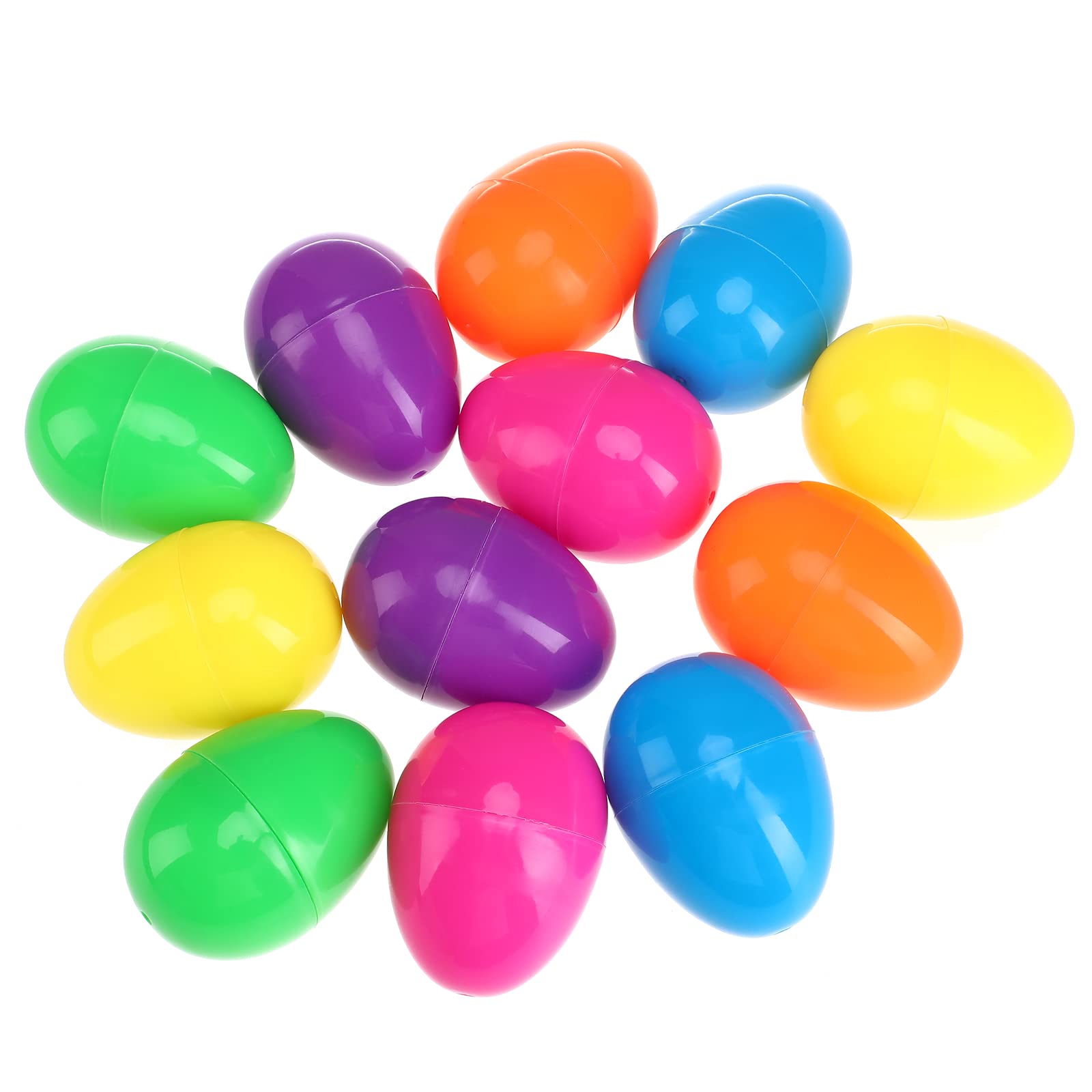 BILLMOSS Easter Eggs with Finger Puppets - 12 Packs Easter Basket Stuffers Party Favours for Kids Easter Eggs Hunt (Not Pre-filled) - Image 4