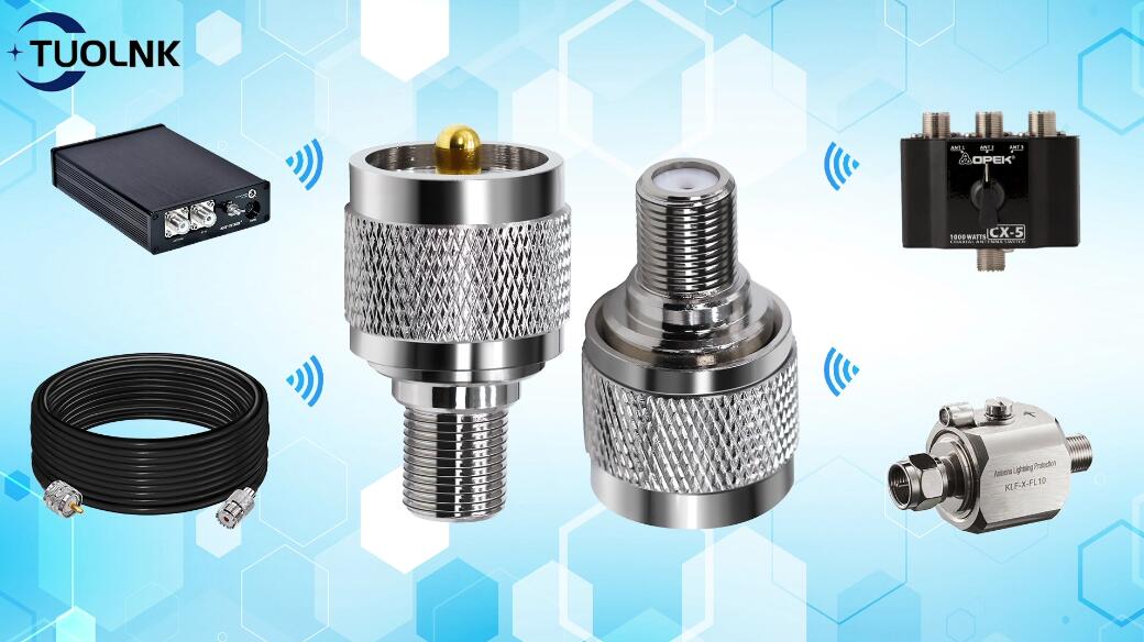 Adattatore Angolo Retto UHF Adattatore Connettore RF Da BNC - Foto 2