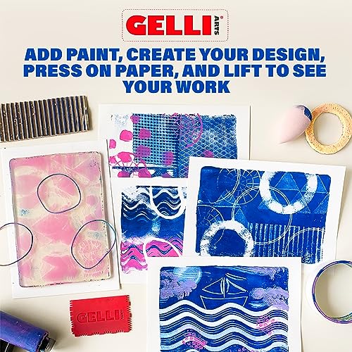 image for Gelli Arts Gel Printing Plate - Clear, Reusable Gel Plate for Printing