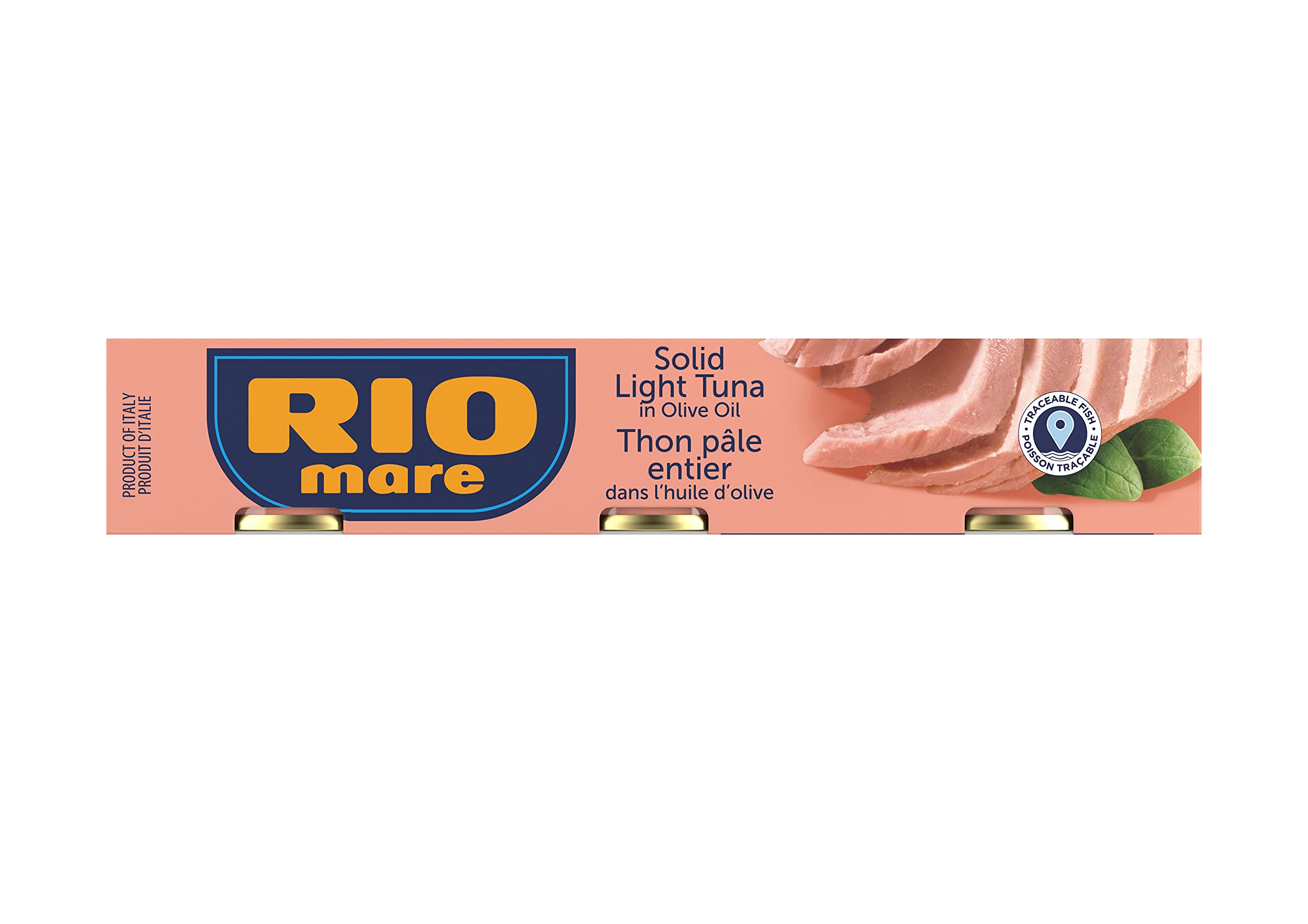 Rio Mare - Solid Light Tuna in Olive Oil - Canned Tuna, High in Protein, Ready to Eat - 80g (3 Cans) - 4
