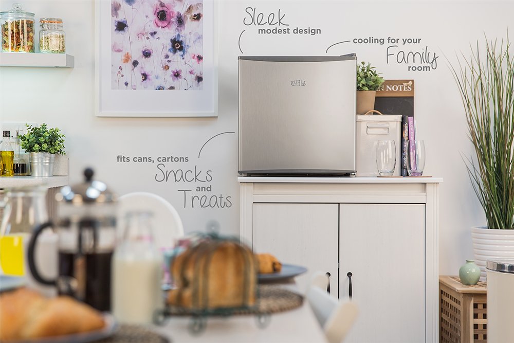Buy Kuhla 43 Litre Mini Fridge with Ice Box, Inc Adjustable Thermostat