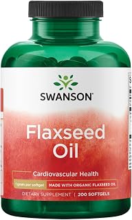 Swanson Flaxseed Oil (Omegatru) 1000 Milligrams 200 Sgels