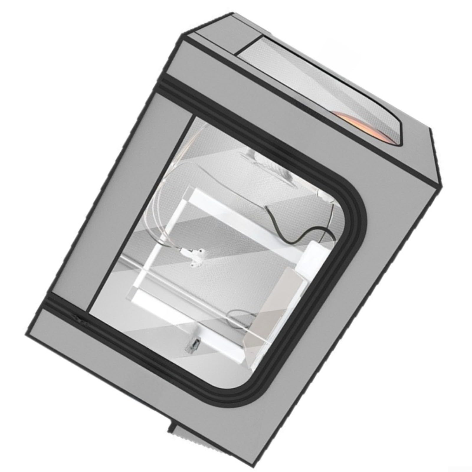 3D-Drucker-Gehäuse 58x80x58 cm für A1, staubdicht mit Abluftöffnung