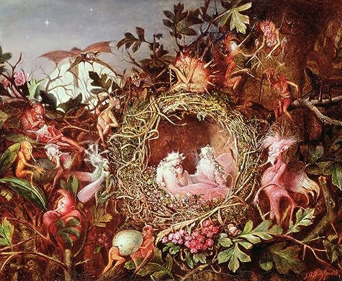 Impression d'art dans un nid d'oiseau, toile élégante pour décoration de salon