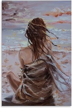 Monika Luniak Artist Painting Poster Celebrity Painting Poster Sexy Woman Art Poster 4 Canvas Poster Wall Art Decor Print Picture Paintings for Living Room Bedroom Decoration Unframe-style 08x12inch