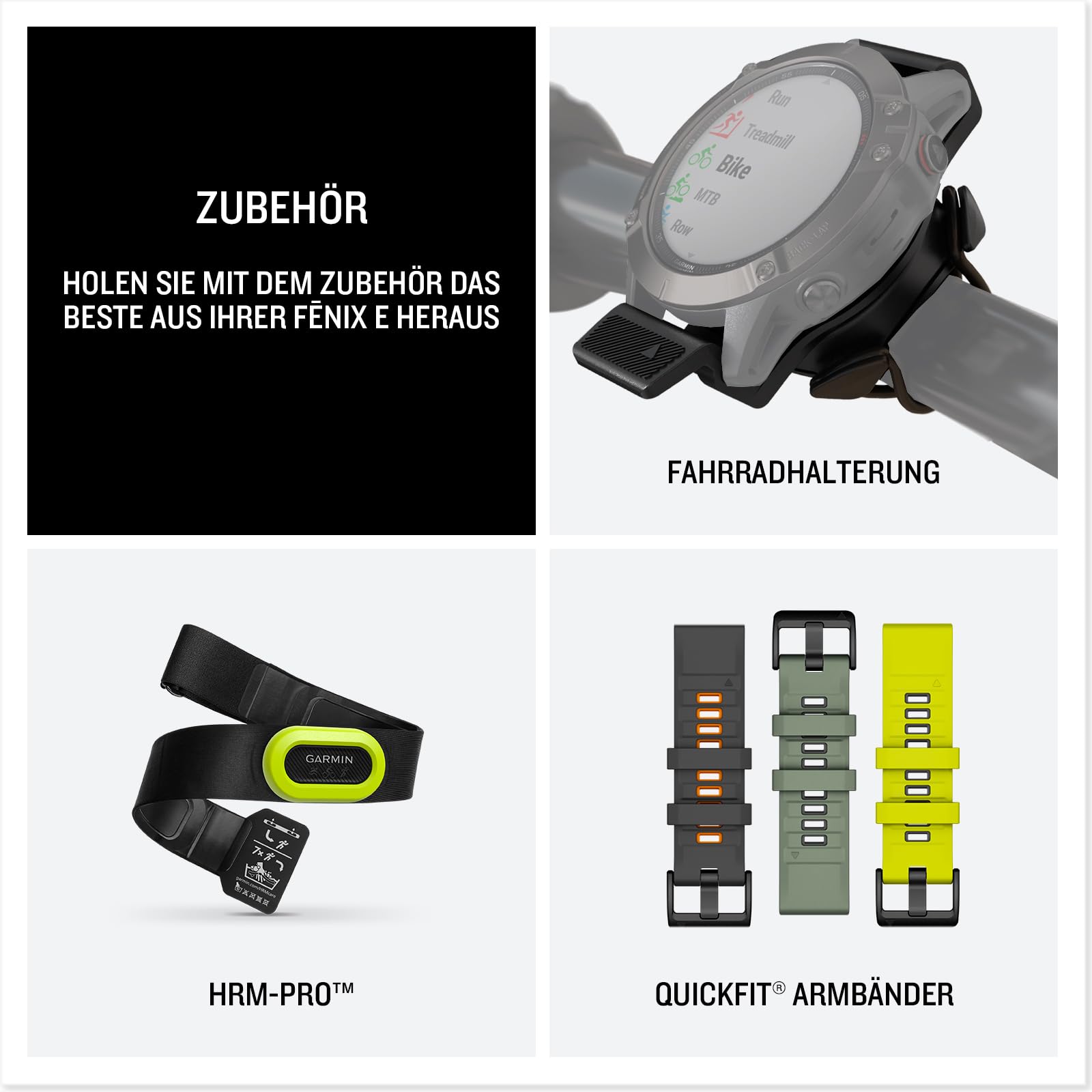 Garmin Fenix E, 47 mm, GPS-Multisport-Smartwatch, Schwarz/Schiefergrau | AMOLED Display, bis zu 16 Tage Akkulaufzeit, 80+ Sport-Apps, internationale Topokarten, Trainingspläne, Silikonarmband