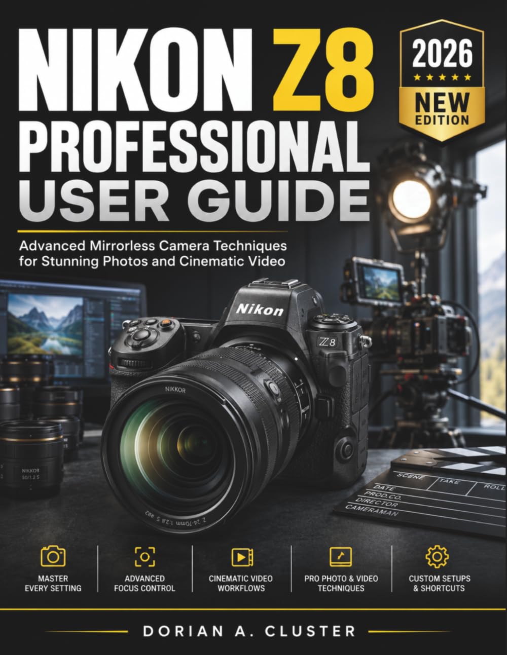 NIKON Z8 PROFESSIONAL USER GUIDE: Advanced Mirrorless Camera Techniques for Stunning Photos and Cinematic Video